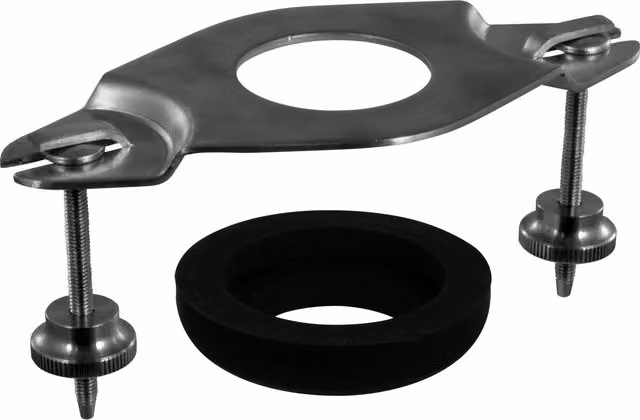 McAlpine Supereasy 1.5 inch Close Coupling Cistern Kit CC-KIT in Black with Stainless Steel Mounting Set – 1