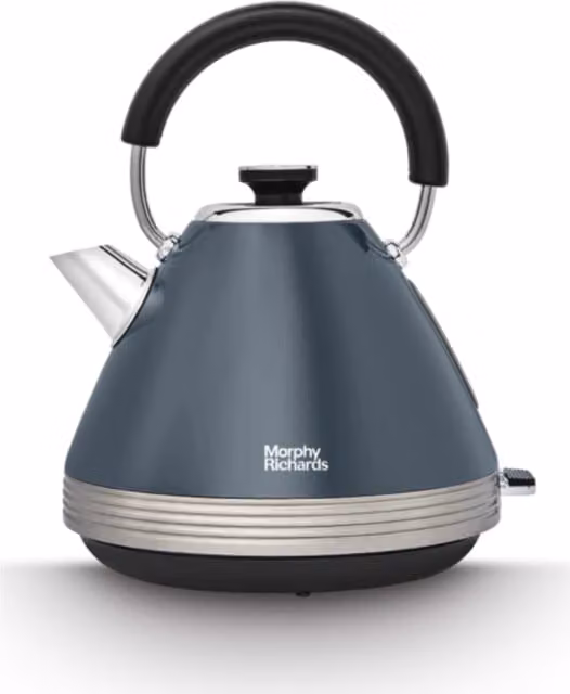 Morphy Richards Pyramid Retro Venture Kettle in Blue