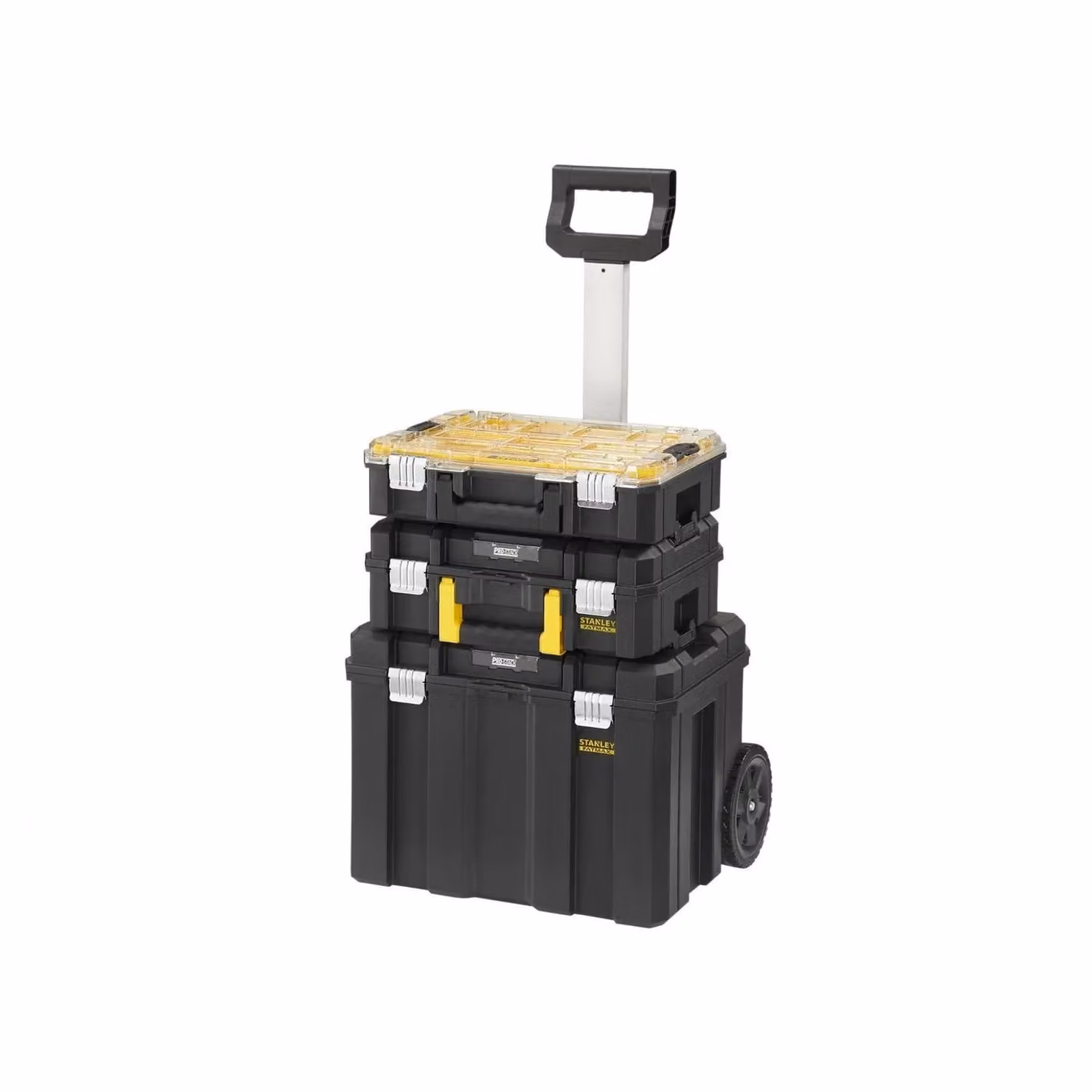 Stanley Fatmax Pro-stack Mobile Bundle Stackable Storage Set in Black and Multicolour – 2
