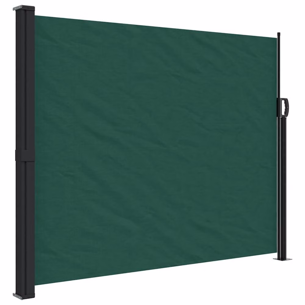 Berkfield Home Retractable Side Awning in Dark Green, W/H: 600 x 160 cm – 2
