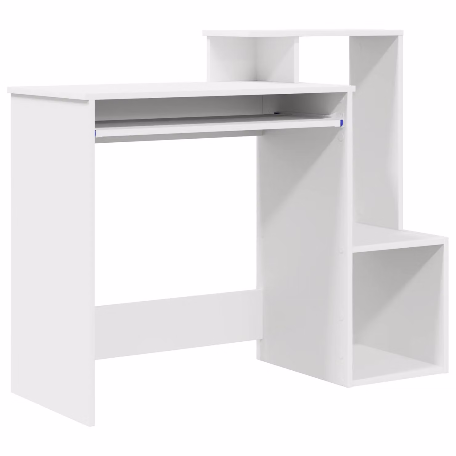 Berkfield Home White Computer Desk with MDF Laminate Finish – 2