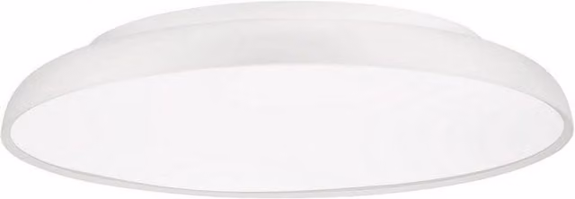 Nova Luce Linus Round LED Ceiling Light in White, 60 cm, Dimmable, 50W, 3741 lm