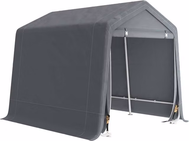 Rolipo Waterproof Bike Storage Tent in Dark Grey, W: 243.84 cm, D: 198.12 cm, H: 240.0 cm – 1