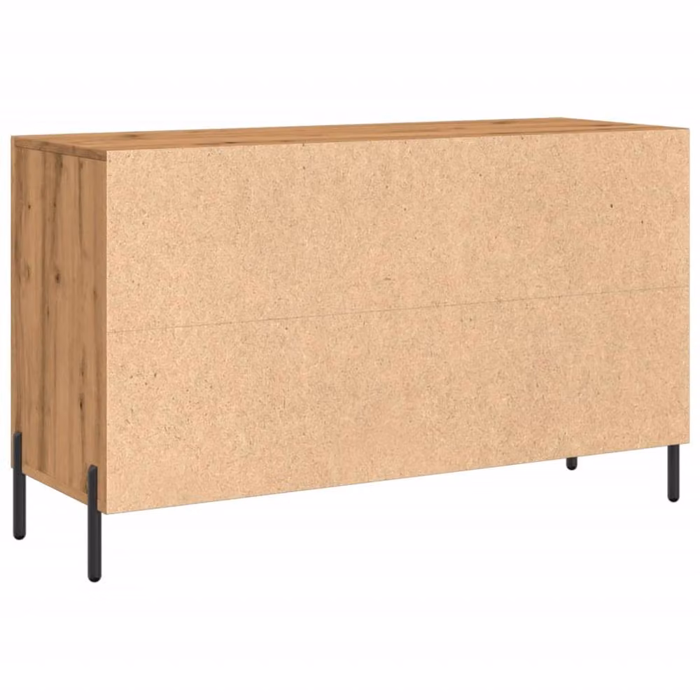 Berkfield Home Artisan Oak Sideboard in Brown, W/D/H: 100 x 36 x 60 cm – 4