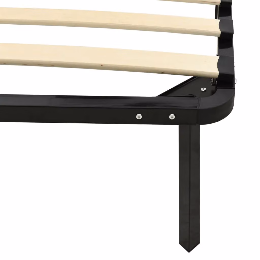 Berkfield Home Classic Metal Bed Frame, Black, W: 90 cm, L: 200 cm – 2