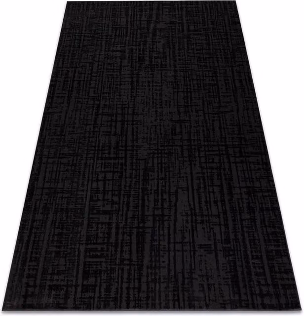 RugsX Aura Geometric Minimalist Rug in Black, W: 160 cm, D: 220 cm