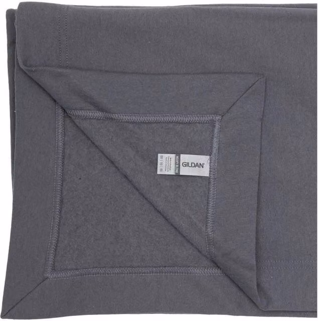 Gildan Heavy Blend Unisex Fleece Stadium Blanket in Grey