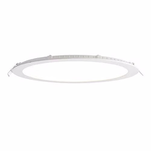 Netlighting Siriodisc Integrated LED Recessed Downlight Panel, White, 24W, Cool White, IP20