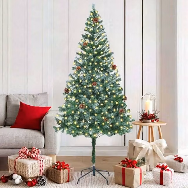 Berkfield Home Artificial Christmas Tree in Green, Height: 180 cm