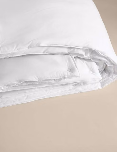 M&S Simply Soft 13.5 Tog 3-in-1 All Seasons Microfibre Duvet, White