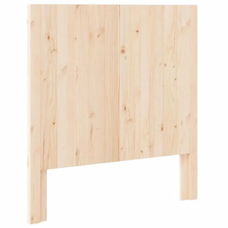 Berkfield Home Rustic Solid Wood Pine Headboard, Brown, W: 100 cm, H: 104 cm