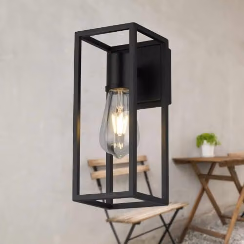 firstchoicelighting Hale Black IP44 LED Outdoor Wall Light for Garden and Terrace – 4