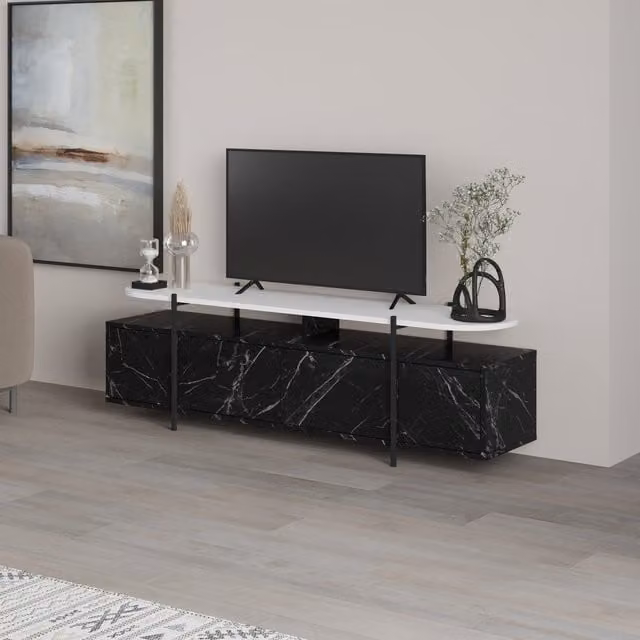 Hanley Modern White Multimedia Centre TV Unit