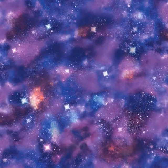Rasch Cosmic Space Abstract Wallpaper in Blue