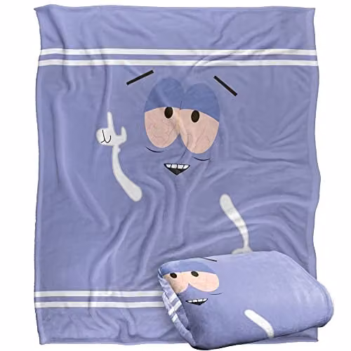 LOGOVISION White Fluffy Microfibre Fleece Throw Blanket, W/D: 152 x 127 cm