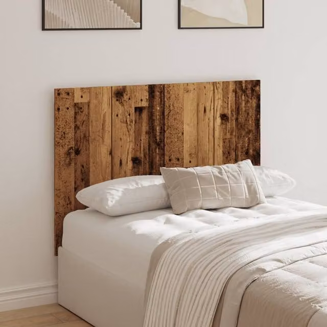 Berkfield Home Classic Bed Headboard in Brown Engineered Wood, W: 120 cm, H: 80 cm, D: 1.5 cm