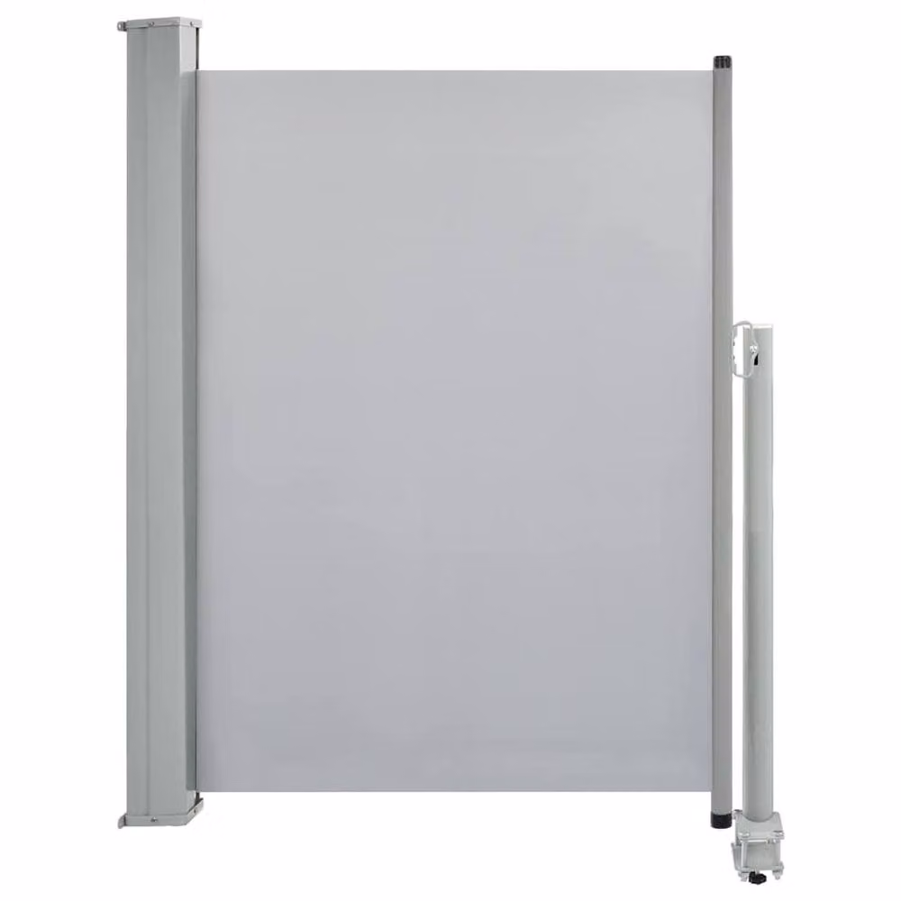 Berkfield Home Grey Retractable Side Awning with Manual Pull and Polyester Fabric, W/D/H: 300 x 100 x 100 cm – 2