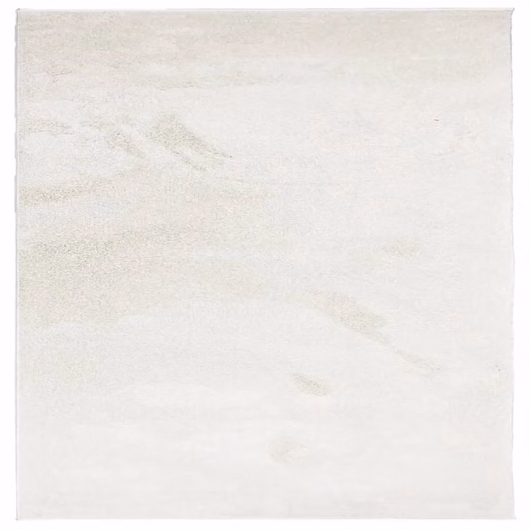 Berkfield Home Oviedo Short Pile Rug in Beige, W/D: 200 x 200 cm