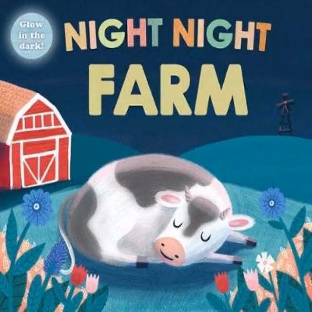 Roger Priddy Night Night Farm Hardback Multicolour Childrens Book