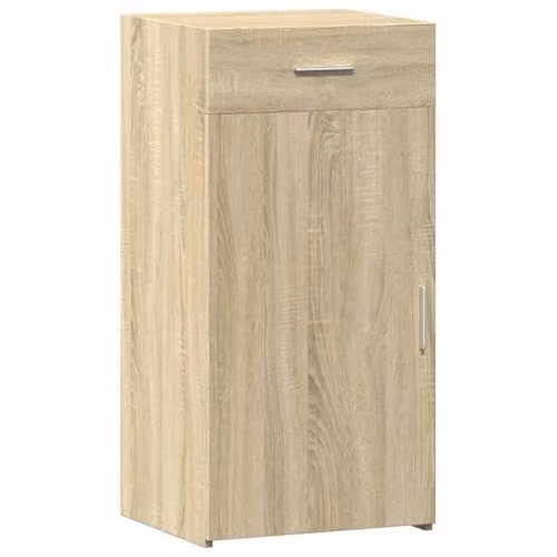 vidaXL Sonoma Oak Sideboard in Brown and Beige, W/D/H: 45 x 42.5 x 93 cm – 1