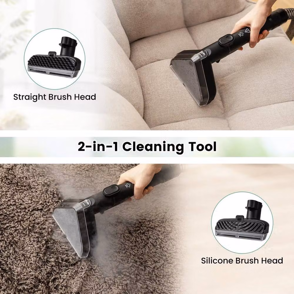 Kelvenix 1800W Portable Handheld Steam Cleaner in Black – 2