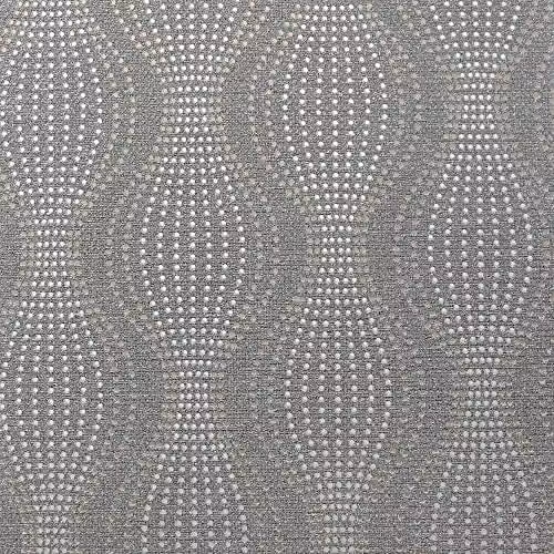 Arthouse Calico Dots Charcoal Grey and Rose Gold Metallic Embossed Textured Vinyl Wallpaper