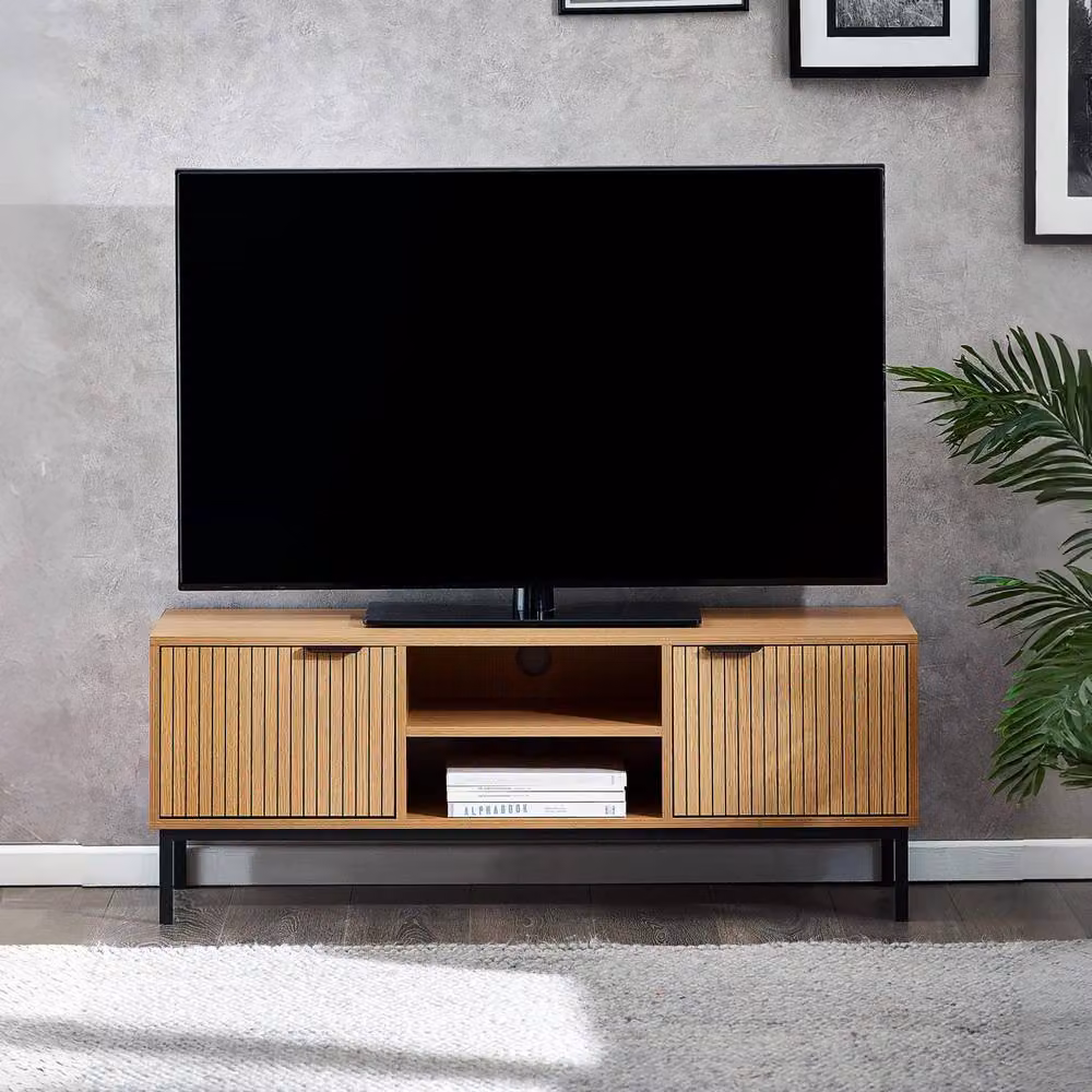 Cheshire Premium Suri Modern Matt Beige Wood TV/Media Unit – 2