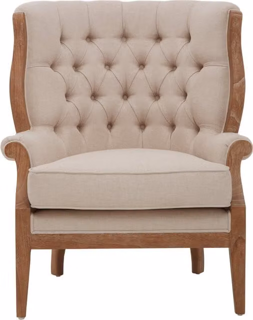 Fifty Five South Cabra Armchair in Beige Fabric – 1