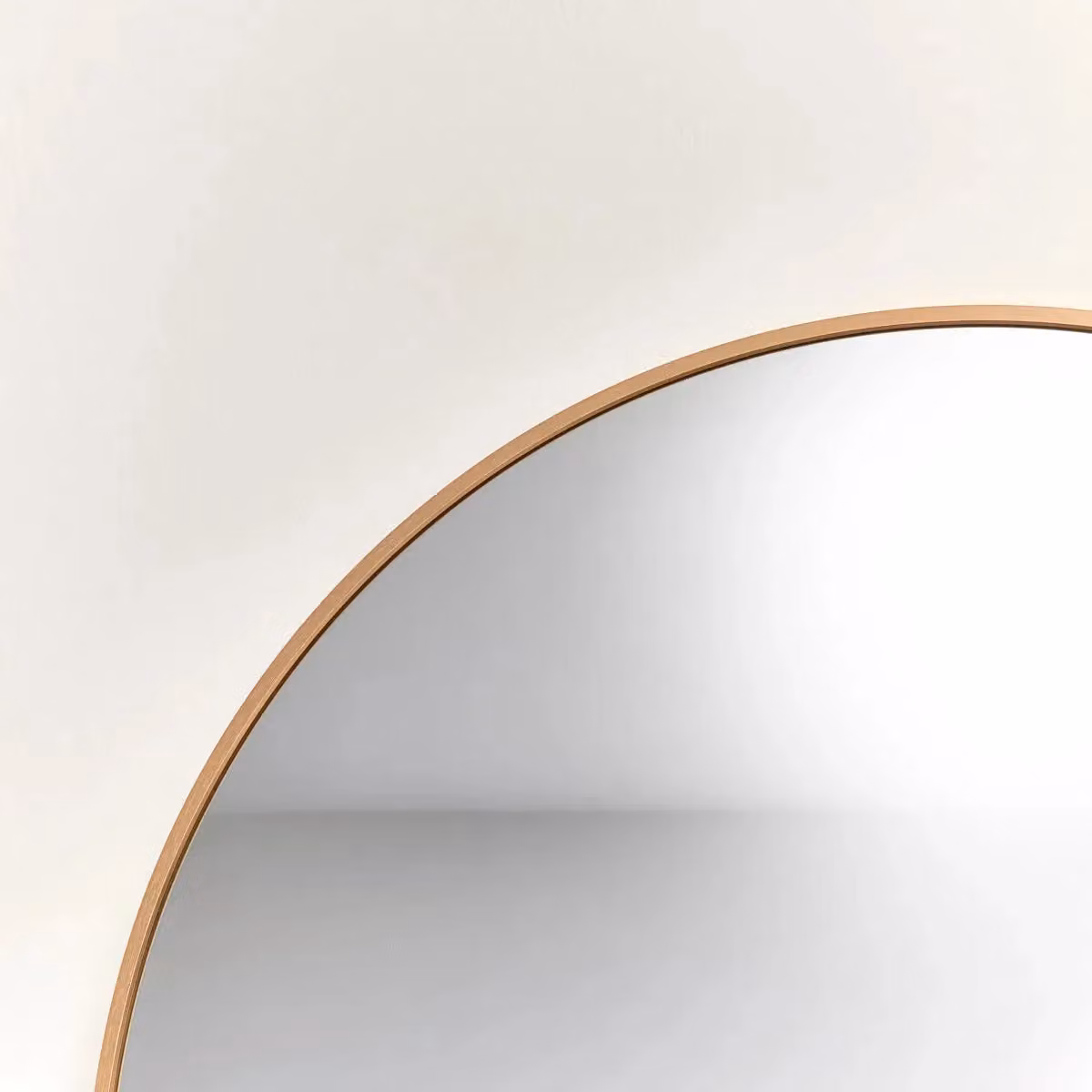 Melody Maison Large Antique Gold Arched Wall or Leaner Mirror, H: 180 cm x W: 80 cm