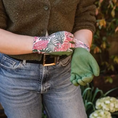 Kent & Stowe Ladies Lightweight Breathable Floral Gardening and Weeding Gloves, 3 Pack, Small, Multicolour – 2