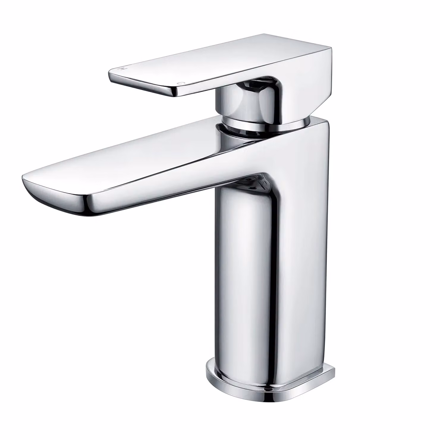 Nes Home Kenson Luxury Modern Bathroom Basin Mono Mixer Single Lever Tap and Pop Up Waste in Silver Chrome – 2