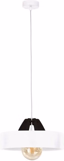 Netlighting Bossi Dome Pendant Ceiling Light in White, Diameter: 30 cm, 1x E27