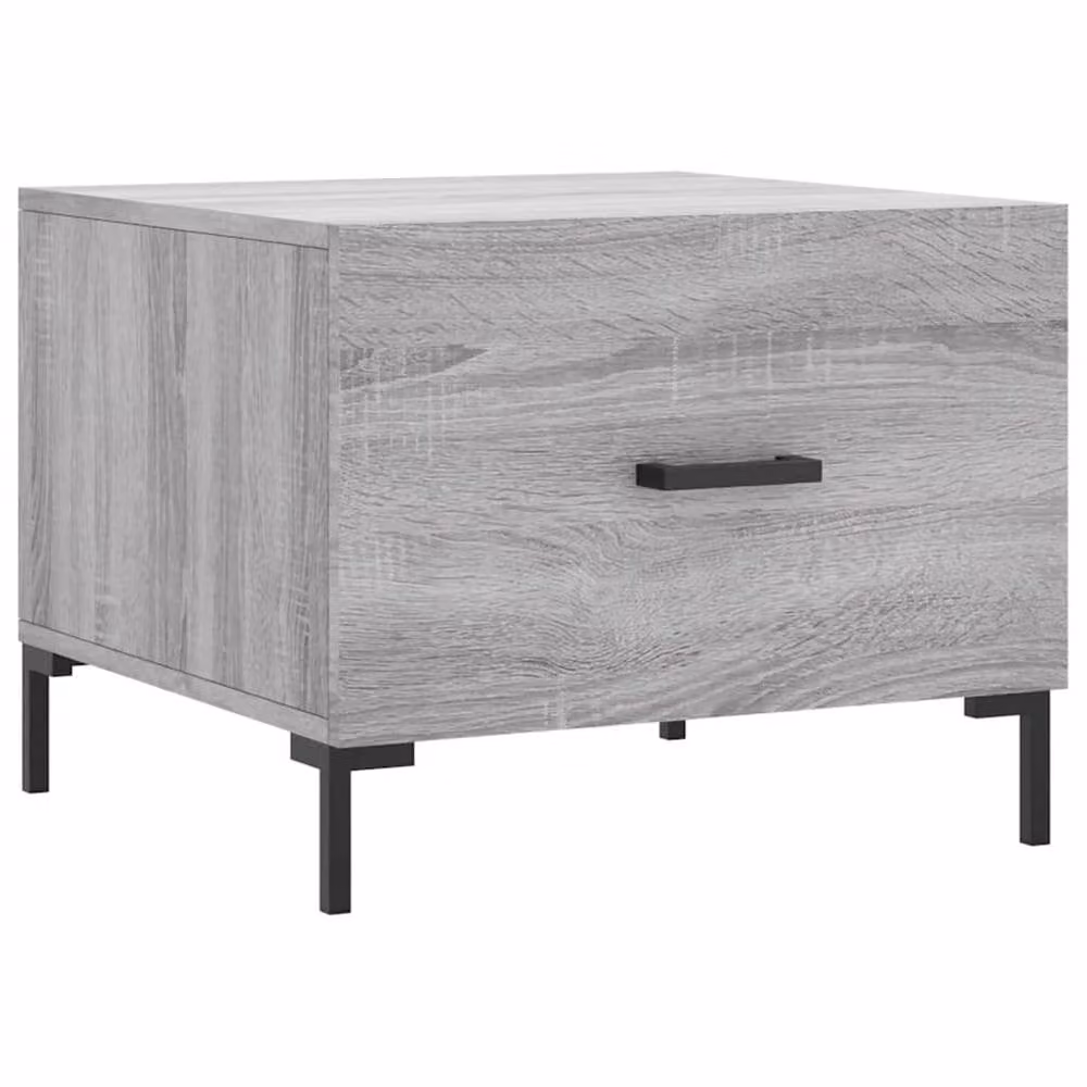 Berkfield Home Decorative Coffee Table in Grey Sonoma, W/D/H: 50 x 50 x 40 cm – 2