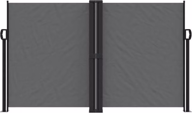 Berkfield Home Retractable Single Side Awning in Anthracite Grey, W/H: 600 x 140 cm – 1