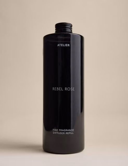 Atelier Rebel Rose Diffuser Refill, 400ml, Clear/Transparent