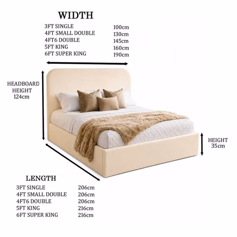 Desire Deco Elysium Ottoman Storage Bed Frame in Grey Plush Velvet, Super King, W/D/H: 200 x 200 cm