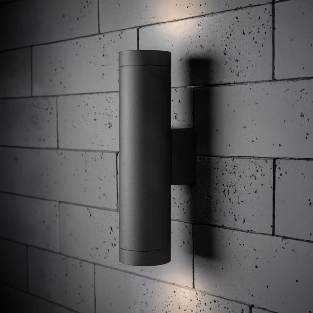 CGC Lighting Lucas Extra Long Double Up Down Outdoor Wall Light in Grey
