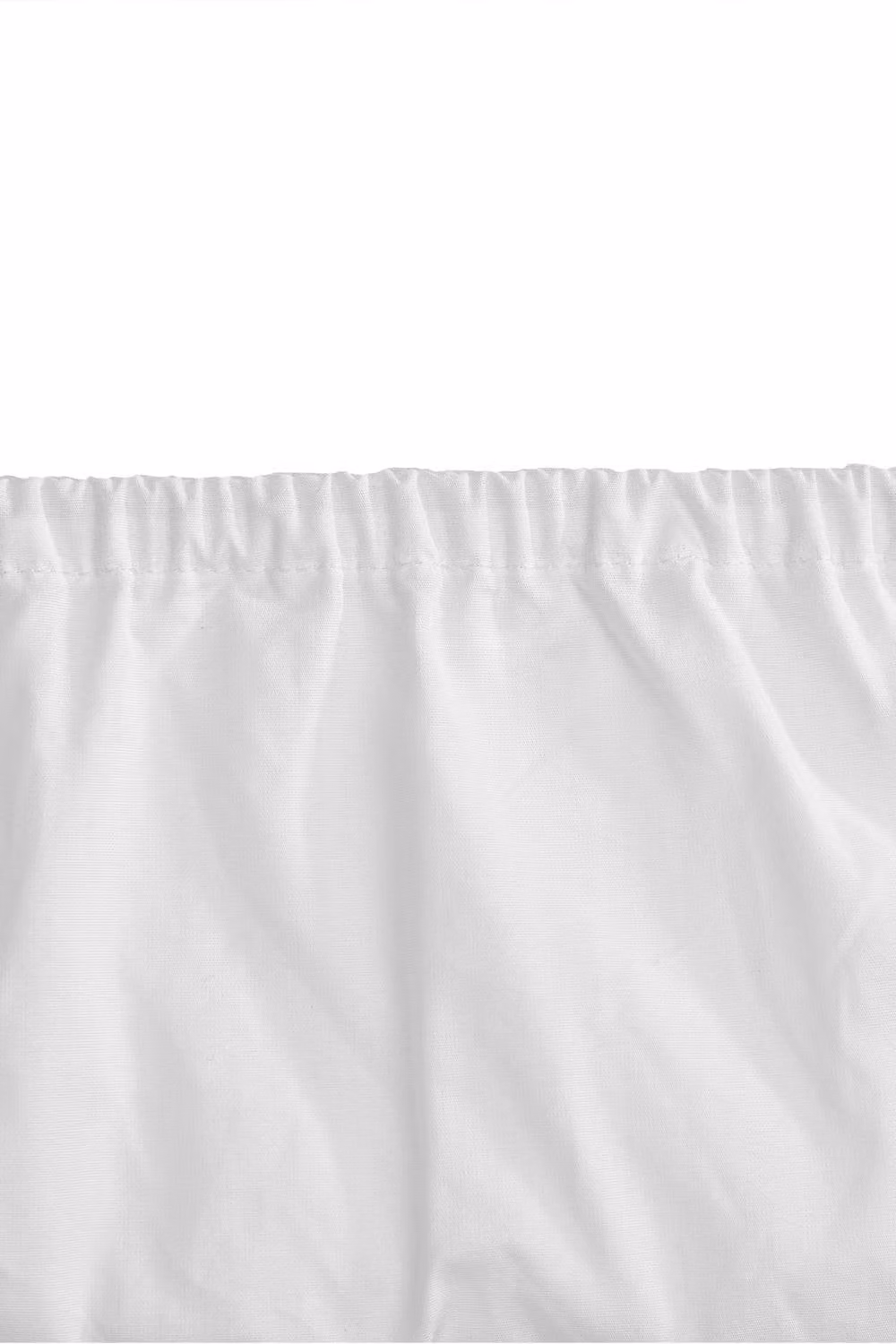 Hotel Pure Luxury White Cotton Percale Super King Fitted Sheet, 200 x 200 cm – 2