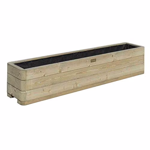 Rowlinson Marberry Patio Planter Tub in Brown – 3