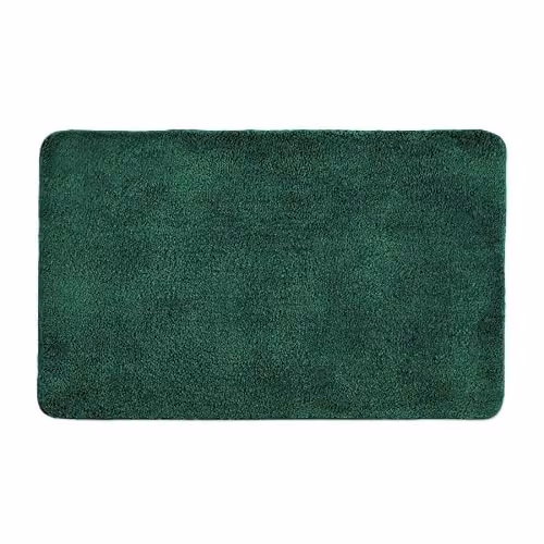 Allure Bath Fashions Luxury Microfibre Non-Slip Bath Mat, Green, W: 50 cm, D: 80 cm – 2