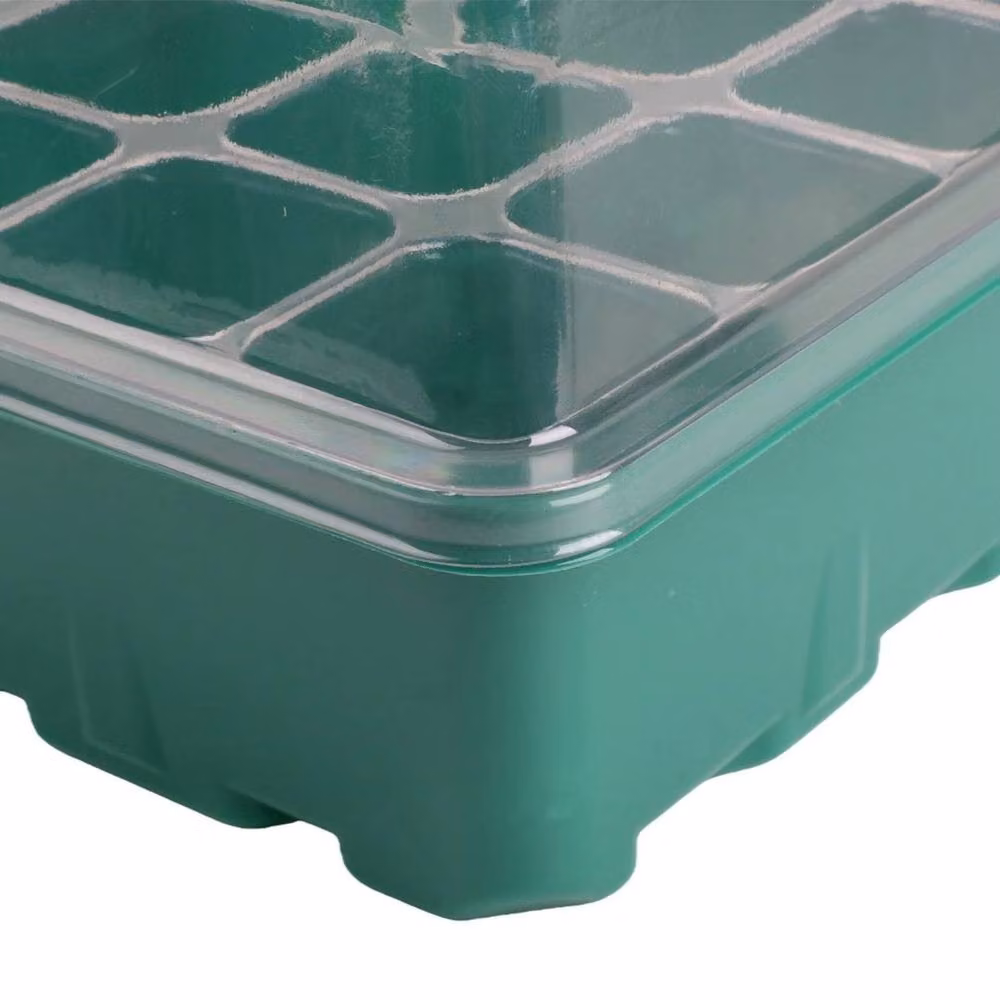FLAVORA 10 Pack 120 Cell Propagator Growing Aid in Green and Transparent – 5