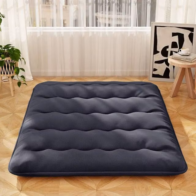 Kelvenix King Size Floor Mattress, Dark Grey, W: 150 cm, L: 200 cm, H: 10 cm