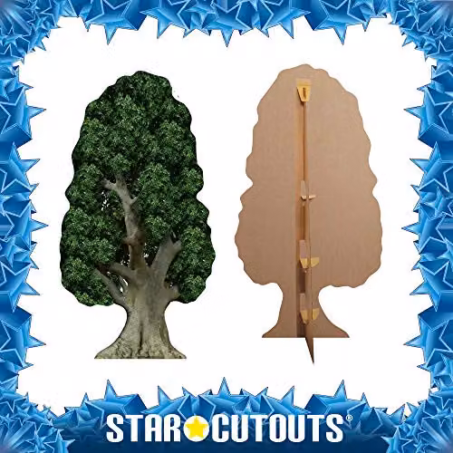 Star Cutouts SC275 Tree Cardboard Cutout, Green, Height: 179 cm – 3