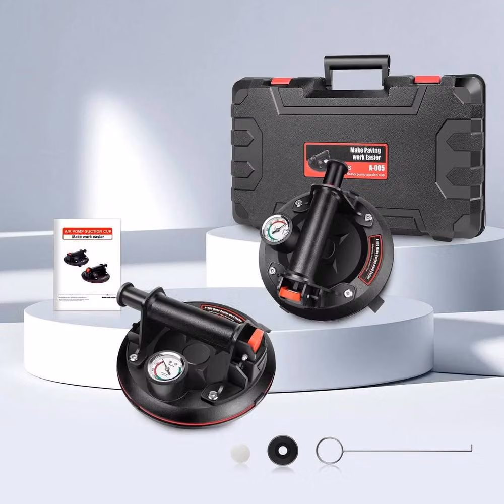 EONLION Heavy Duty 2X Vacuum Suction Cup Lifter in Black – 3