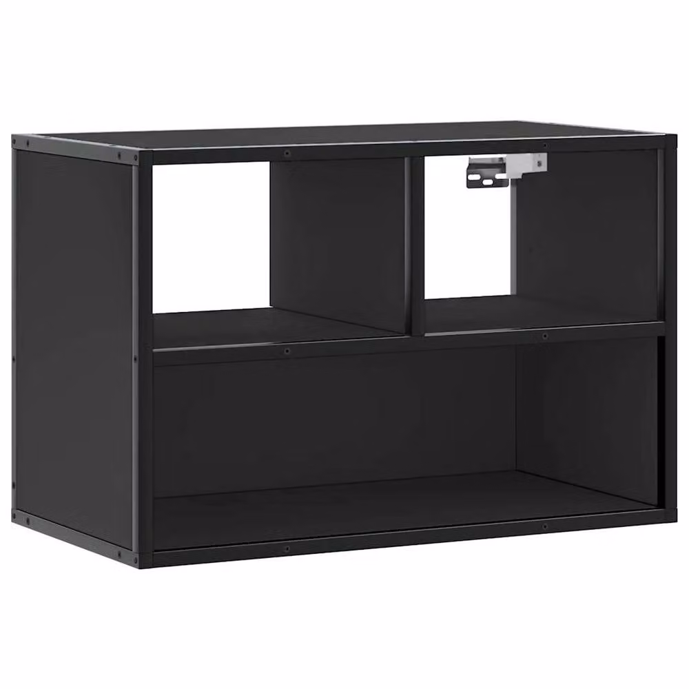 Berkfield Home TV Cabinet in Black, W/D/H: 60 x 31 x 39.5 cm – 3
