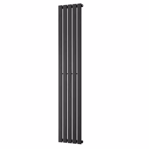 UK Radiators Typhoon Black Vertical Designer Radiator, W: 34.0 cm, H: 180.0 cm – 2