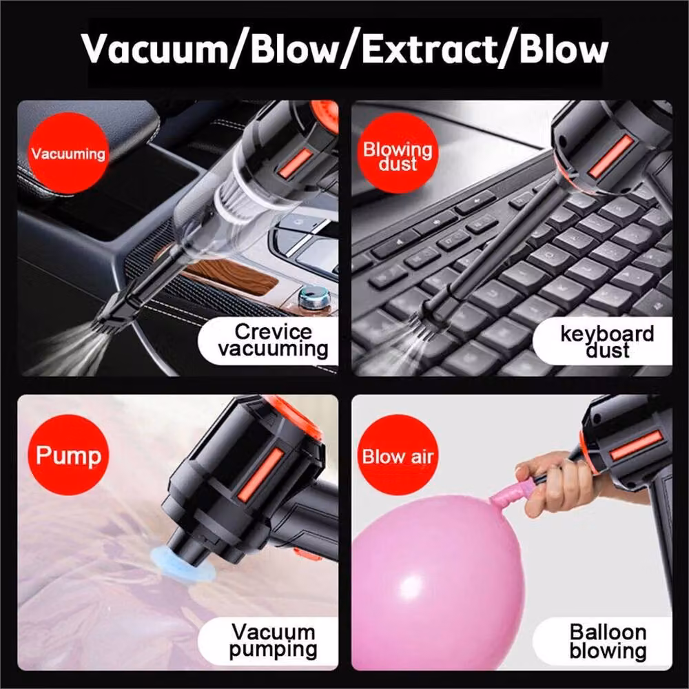 Nordara Cordless Handheld Wet and Dry Car Vacuum Cleaner with Strong Suction in Black – 3