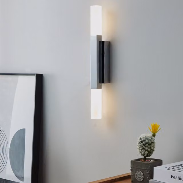 Eglo Alcudia LED Bathroom Mirror Wall Light in Chrome