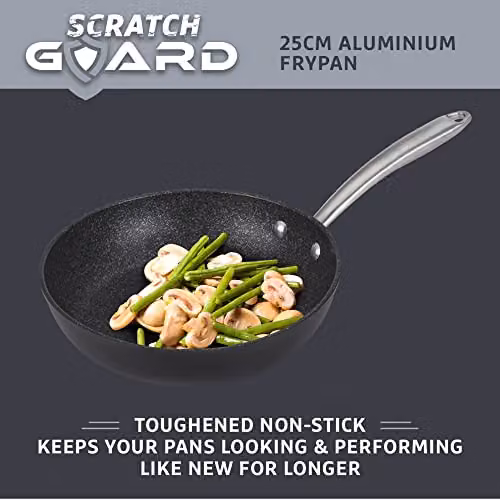 Prestige Scratch Guard Non Stick Frying Pan, 25cm, Black – 2