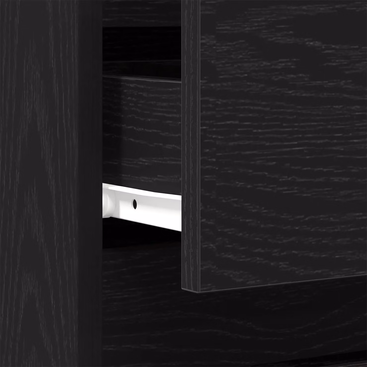 Berkfield Home Set of 2 Black Oak Bedside Cabinets, W/D/H: 40 x 35 x 50 cm – 6